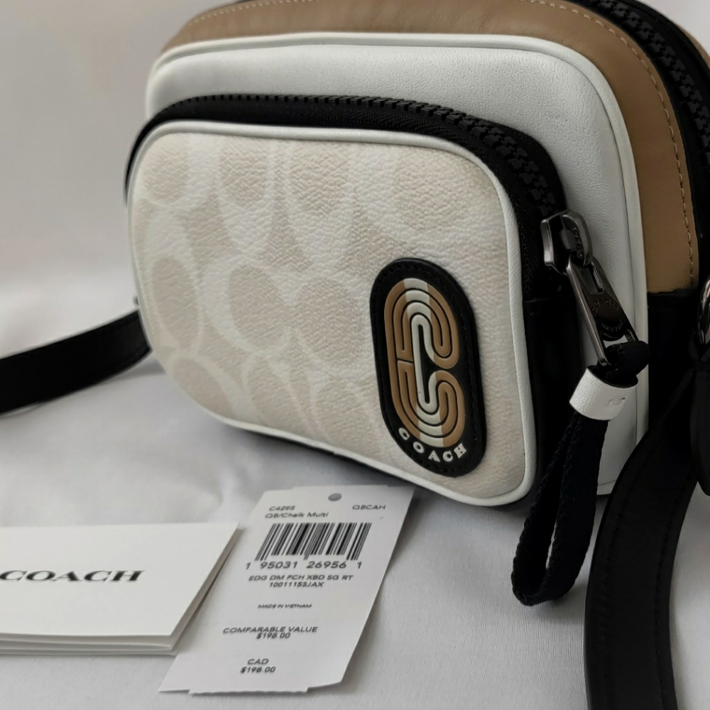 Coach Mini Edge Double Pouch Crossbody
